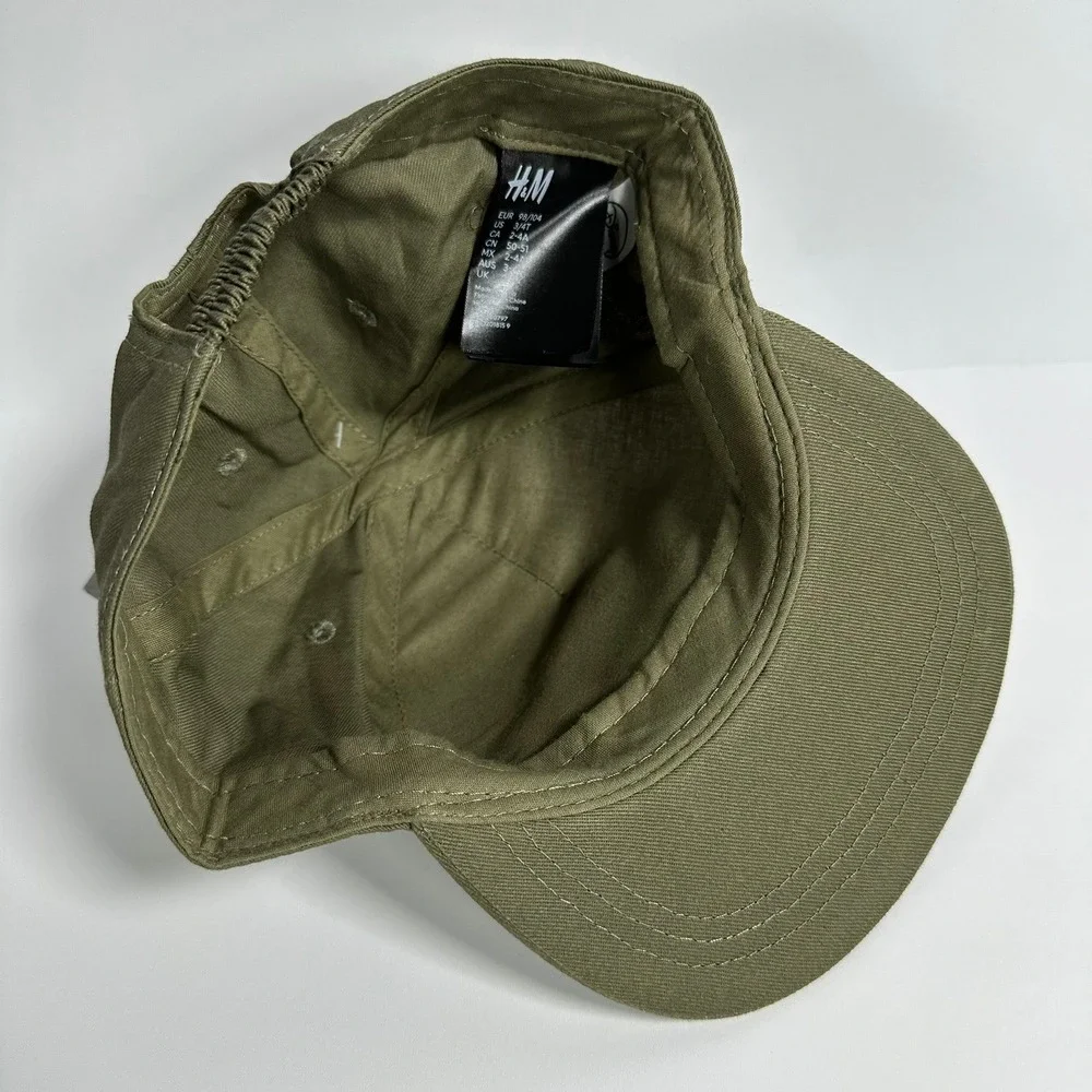 Disney Mickey Mouse H M Kids Baseball Cap Hat‎ Green White Size 2 4T